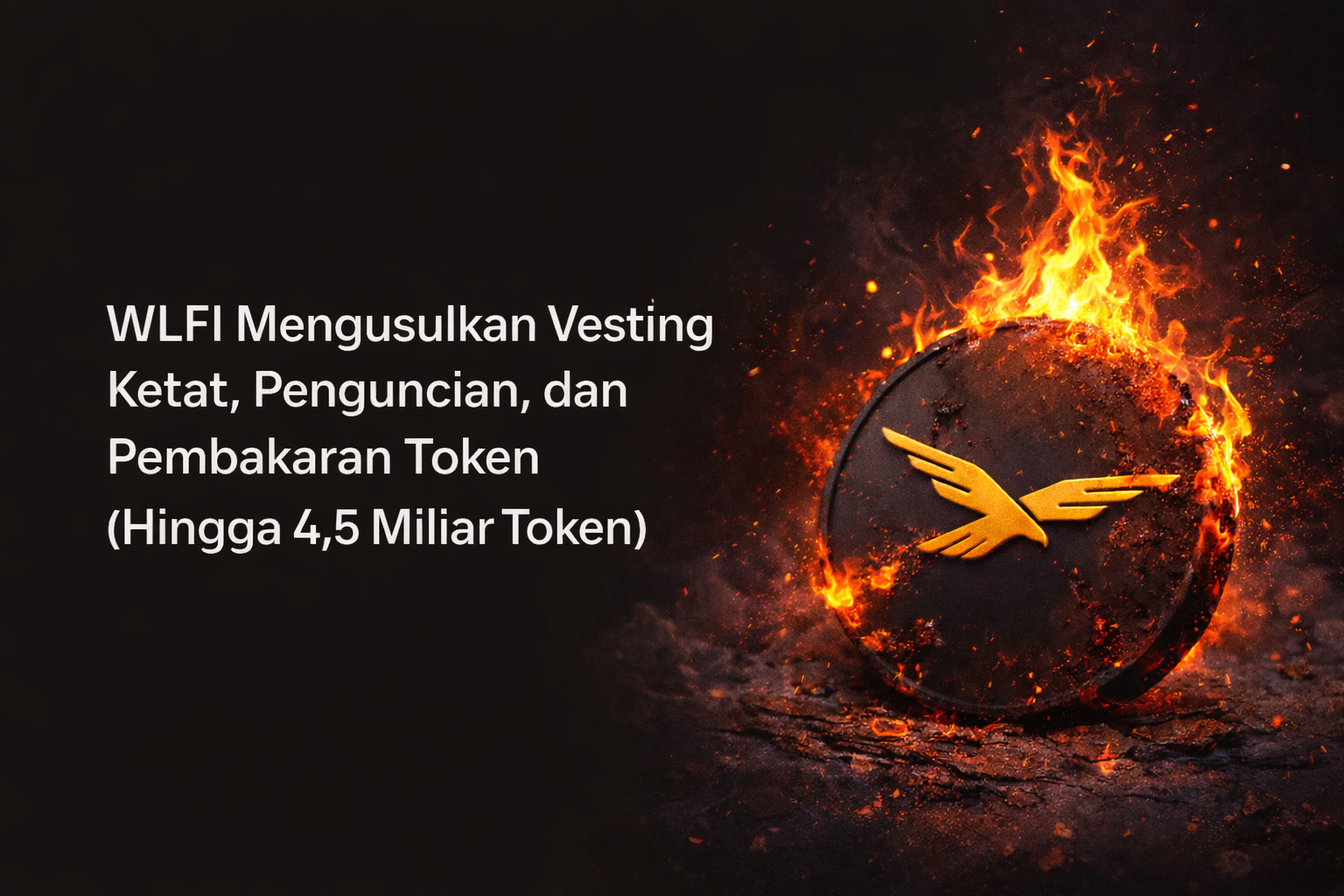 WLFI Mengusulkan Vesting Ketat, Penguncian, dan Pembakaran Token