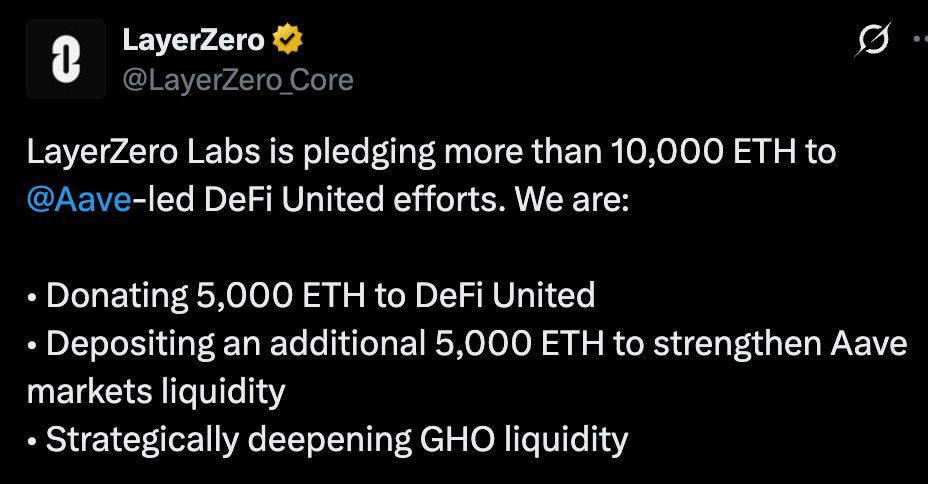 LayerZero Labs Membantu untuk Upaya DeFi Terpadu yang Dipimpin Aave